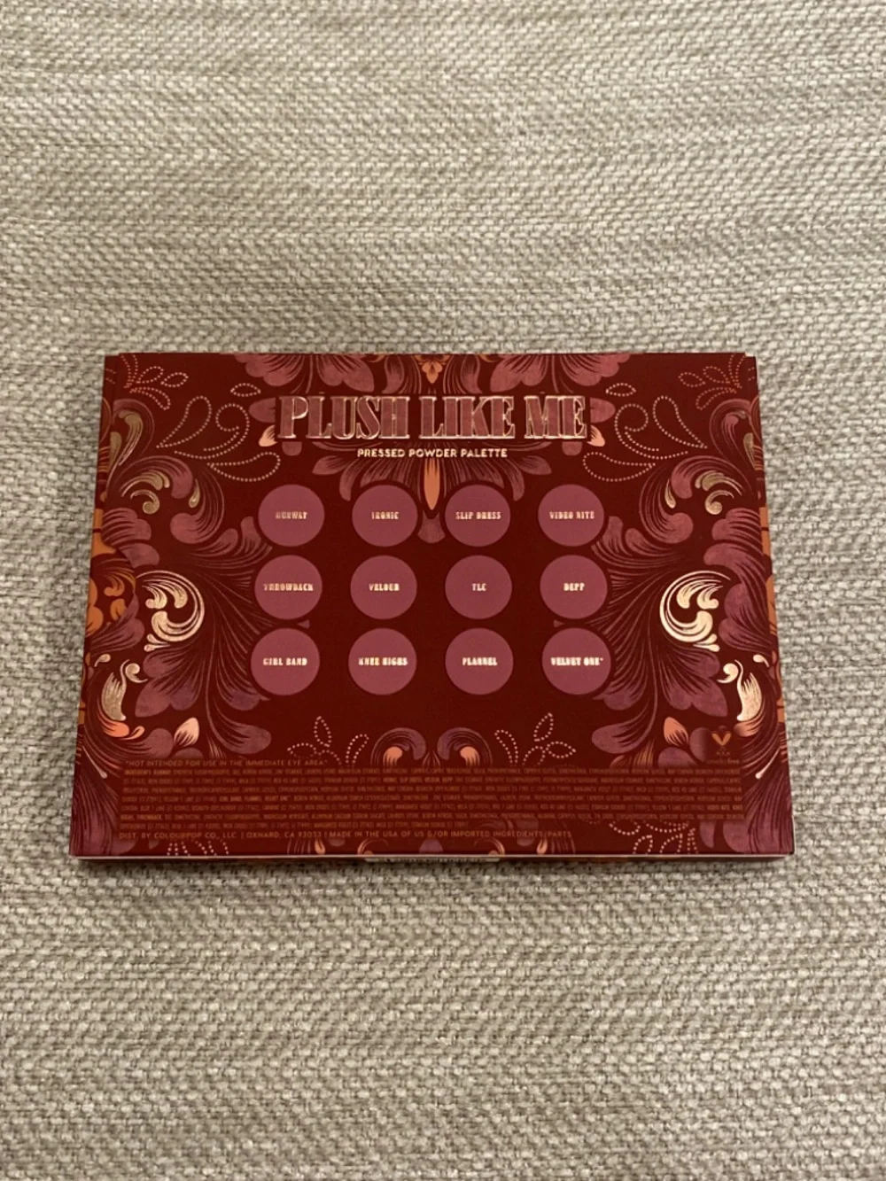 Colourpop Plush Like Me Eyeshadow Palette